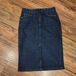 💙GAP Dark Blue Denim Pencil Skirt